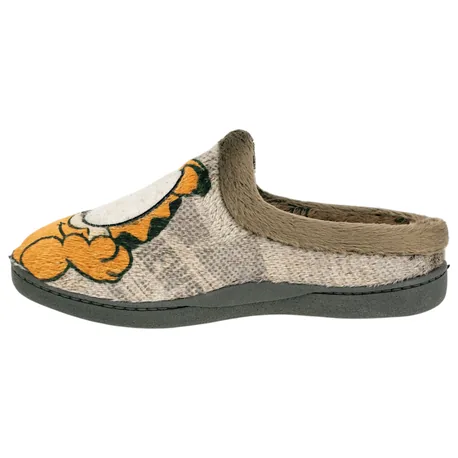 Zapatilla Casa Plumaflex Hombre Plana Estampado Gato Perro 12081Invierno