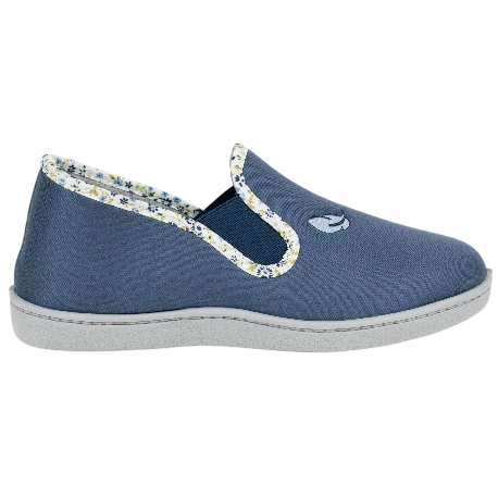Zapatilla Cerrada Casa Verano Pure Bamboo Plana Plumaflex 12361