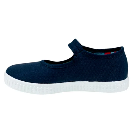 Zapatilla de Lona Plana Hebilla Niños Javer 62