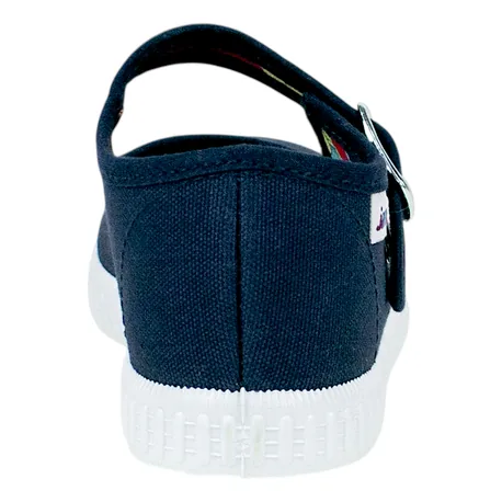 Zapatilla de Lona Plana Hebilla Niños Javer 62