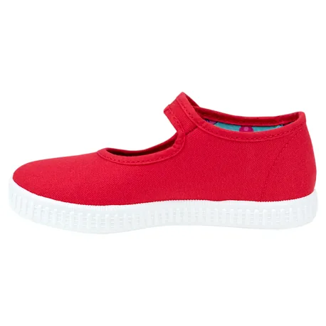Zapatilla de Lona Plana Hebilla Niños Javer 62