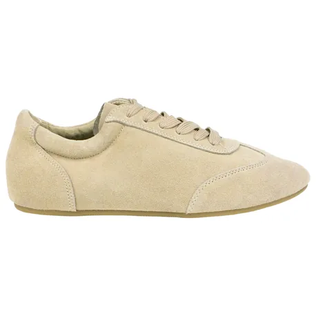 Zapatilla Casual Piel Serraje Cordones Plana Buonarotti 3359
