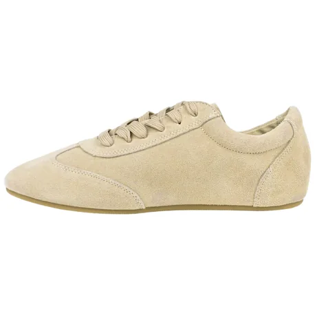 Zapatilla Casual Piel Serraje Cordones Plana Buonarotti 3359