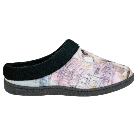 Zapatilla Plumaflex Mujer Descalza Plana Estampado Perro Feliz 12213