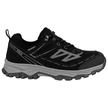 Zapatilla Trekking Waterproof Negra Cordones mt8 KL31665 Derek