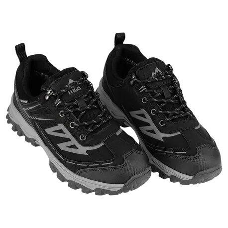 Zapatilla Trekking Waterproof Negra Cordones mt8 KL31665 Derek
