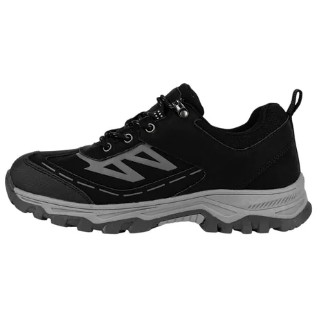 Zapatilla Trekking Waterproof Negra Cordones mt8 KL31665 Derek