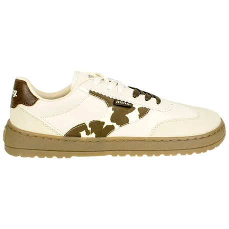 Zapatillas Barefoot Mujer Free ALASK Beis Animal Print Vaca Mustang Free 60948