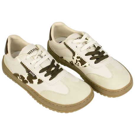 Zapatillas Barefoot Mujer Free ALASK Beis Animal Print Vaca Mustang Free 60948