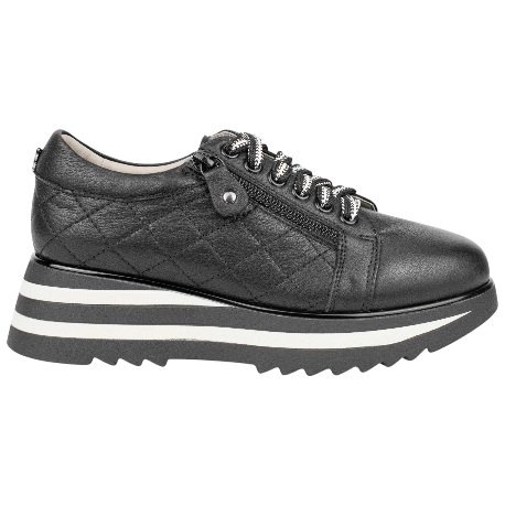Zapatos Casuales de Piel con Plataforma y Cuña - GARDENIA 01 by CHK10