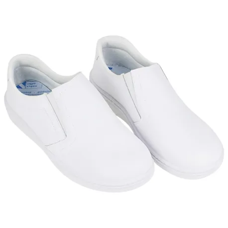 Zapato Piel Blanco Trabajo Enfermero Percla 291
