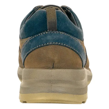 Zapato Nobuck Piel Marrón Chocolate Cordones Waterproof St. Gallent NETO-01