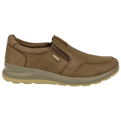 Zapato Piel Nobuck Waterproof Plano Marrón Chocolate St. Gallent NETO-02