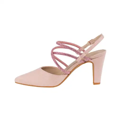 Zapato de Salón Rosa Destalonado Joya Prestigio C-526