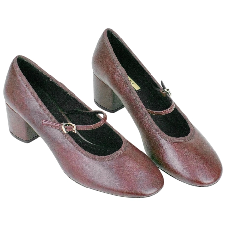 Zapato de Salón Pulsera Tacón Ancho Medio Corina M5745