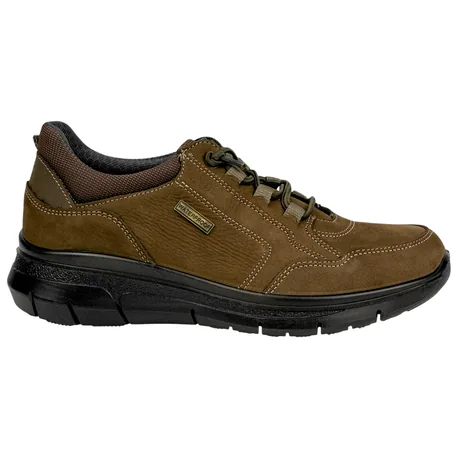 Zapato Waterproof Piel Nobuck Elásticos Plano Luisetti 36123NO-W