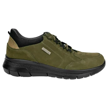 Zapato Waterproof Piel Nobuck Elásticos Plano Luisetti 36123NO-W