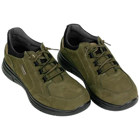 Zapato Waterproof Piel Nobuck Elásticos Plano Luisetti 36123NO-W