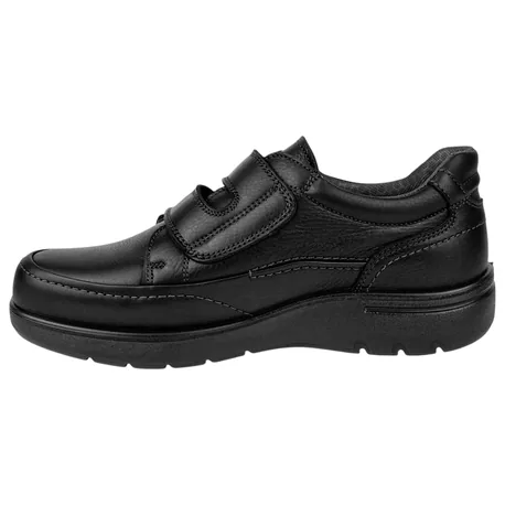 Zapato Waterproof Piel Negro Doble Velcro Luisetti 31022NA-W