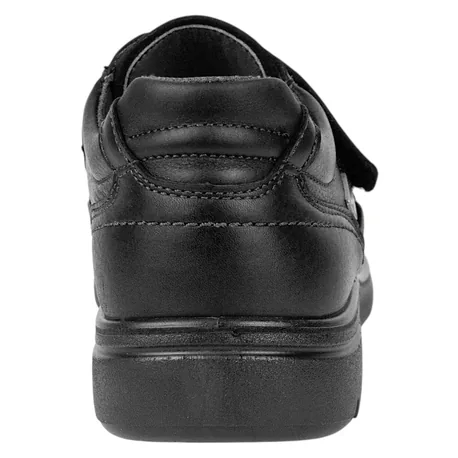 Zapato Waterproof Piel Negro Doble Velcro Luisetti 31022NA-W