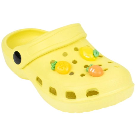 Zueco de Goma Niño con Adornos Plano Jomix Shoes SP10807 y SB10806