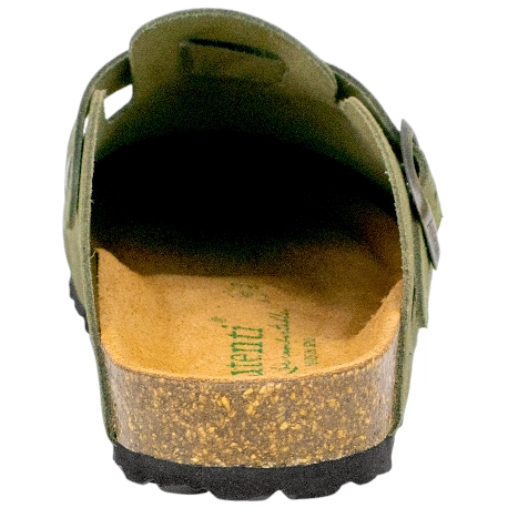 Zuecos de  piel serraje para hombre Autenti con piso bio de corcho - Autenti 355